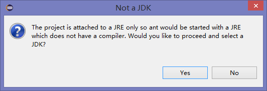 Not a JDK